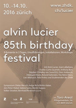Stephen O'Malley & Oren Ambarchi "Hannover" @ Alvin Lucier 85th birthday Fest / ZHdK Grand Concert Hall