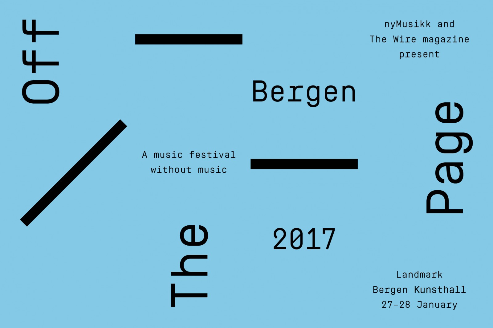 Stephen O'Malley (discussion, wusical epiphanies) @ Landmark / Off The Page Bergen 2017