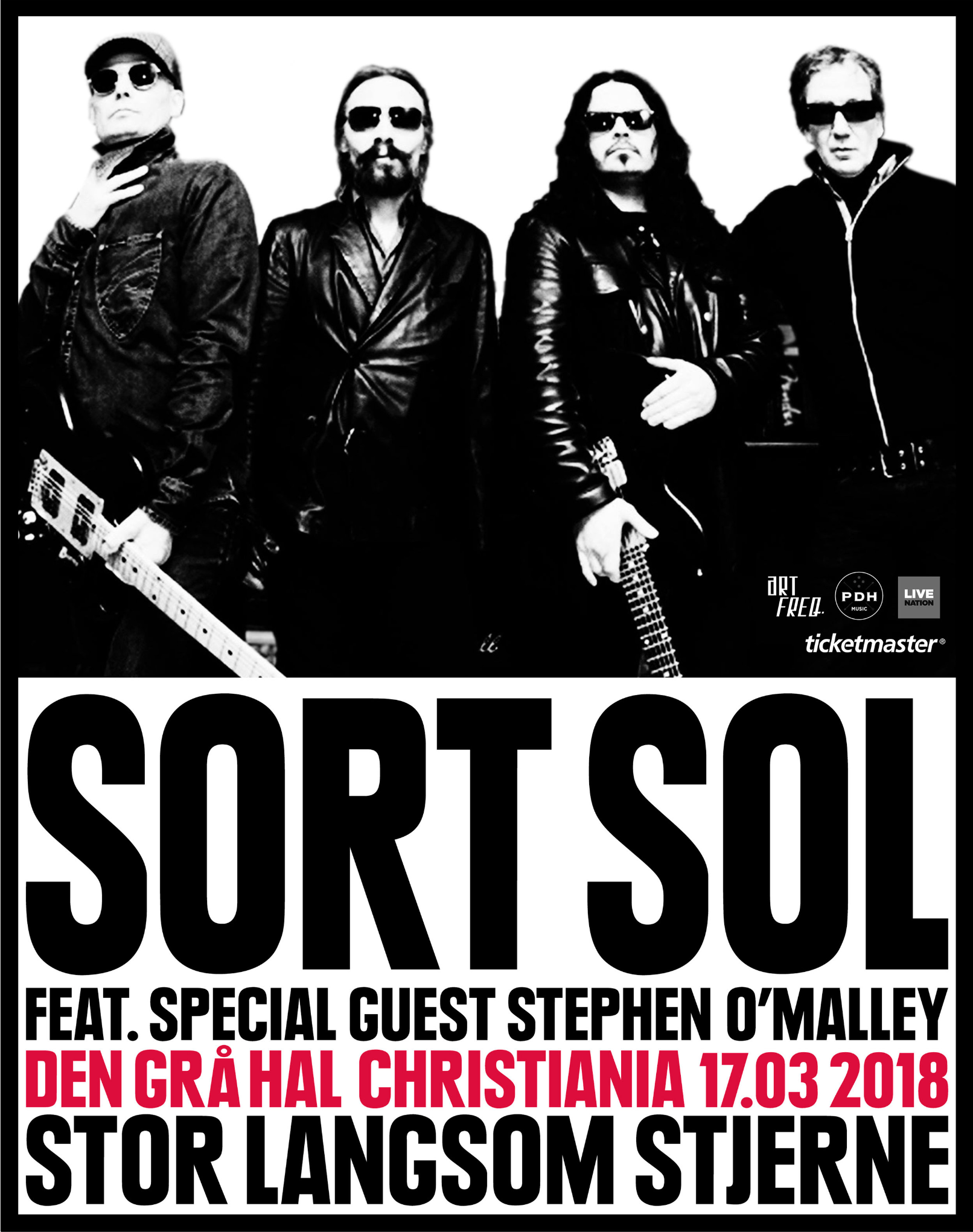 Sort Sol feat. Stephen O'Malley @ Den Gra Hal Christiania
