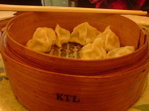 Dumplings downstairs from Toff, Melbourne