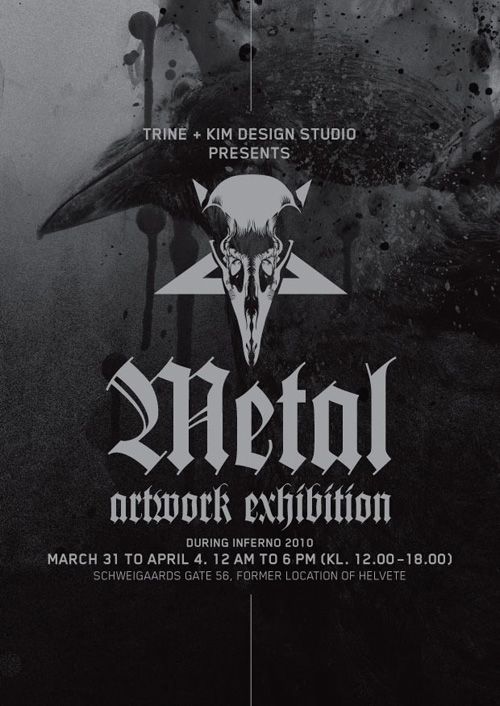 TKDS artwork exhibition during the Inferno festival