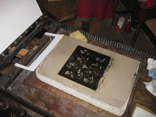 Lithography printing of "Ololiuhqui's Resonation" (SUNN O))) related)