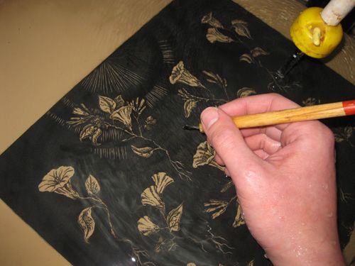 Lithography printing of "Ololiuhqui's Resonation" (SUNN O))) related)