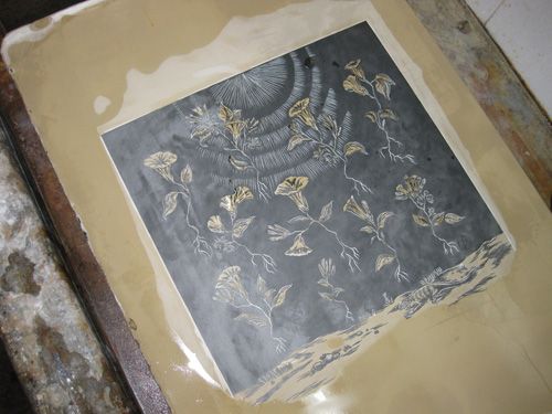 Lithography printing of "Ololiuhqui's Resonation" (SUNN O))) related)