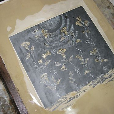 Lithography printing of "Ololiuhqui's Resonation" (SUNN O))) related)