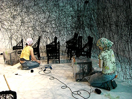 Chiharu Shiota @ La Maison Rouge & MOMA FOMA