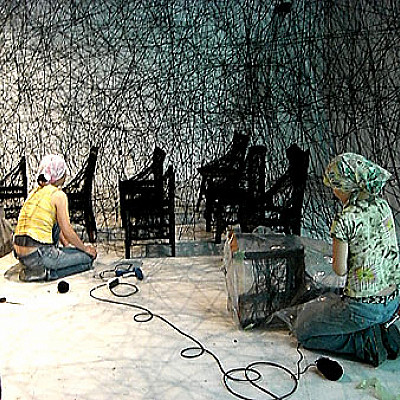 Chiharu Shiota @ La Maison Rouge & MOMA FOMA