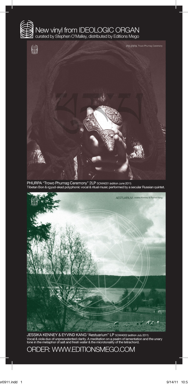 IDEOLOGIC ORGAN 2011 releases flyer