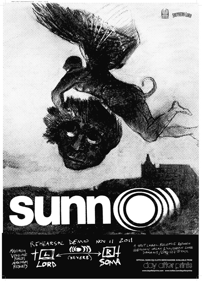 SUNN O))) June 2012 tour merchandise
