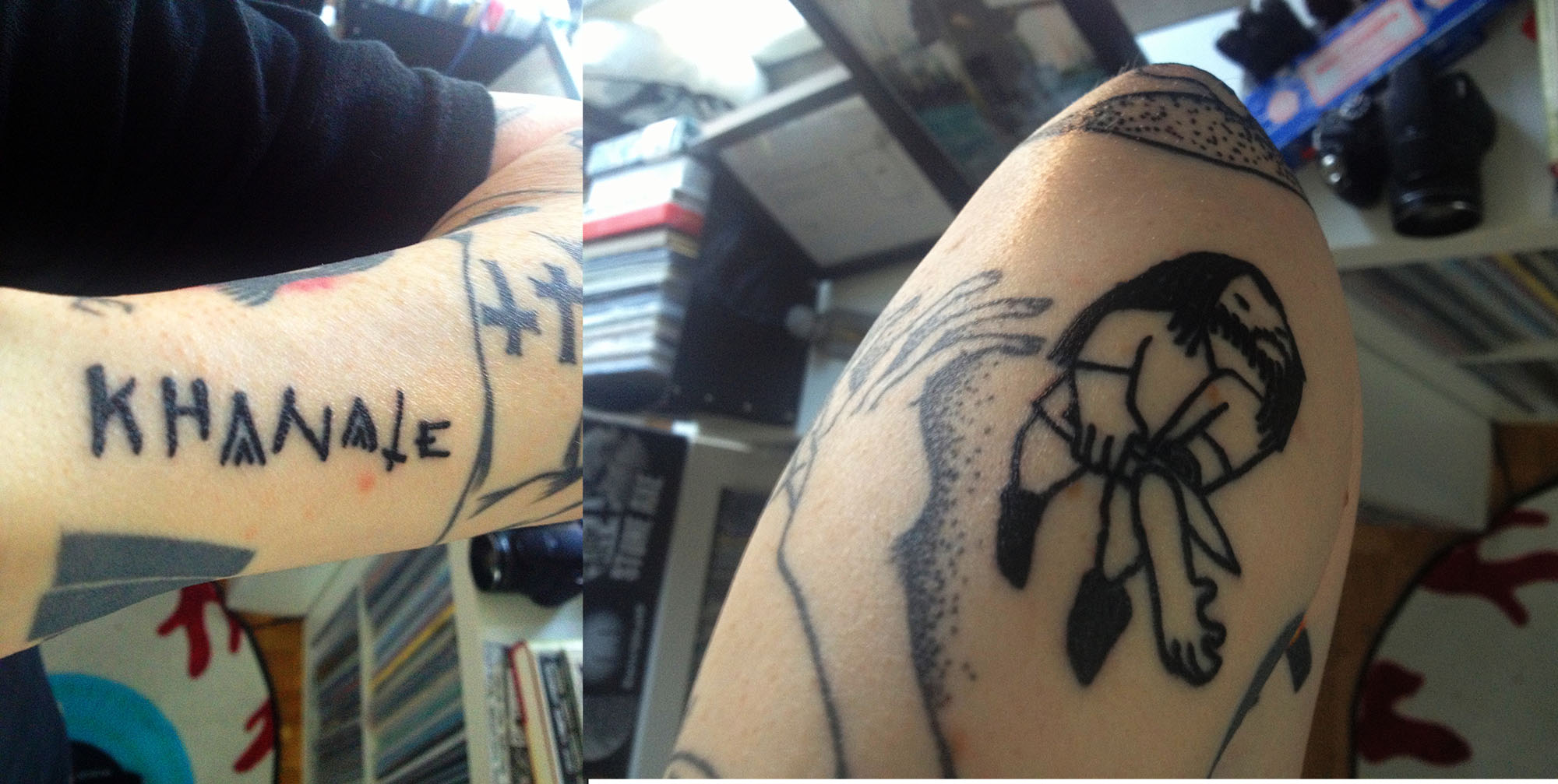 Crazy Swede's KHANATE tattoo's (Dennis Tyfus/ULTRA EXCEMA ALERT)