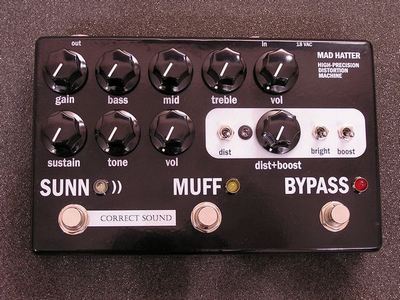 CORRECT SOUND Fuzz & Distortion double effects pedal