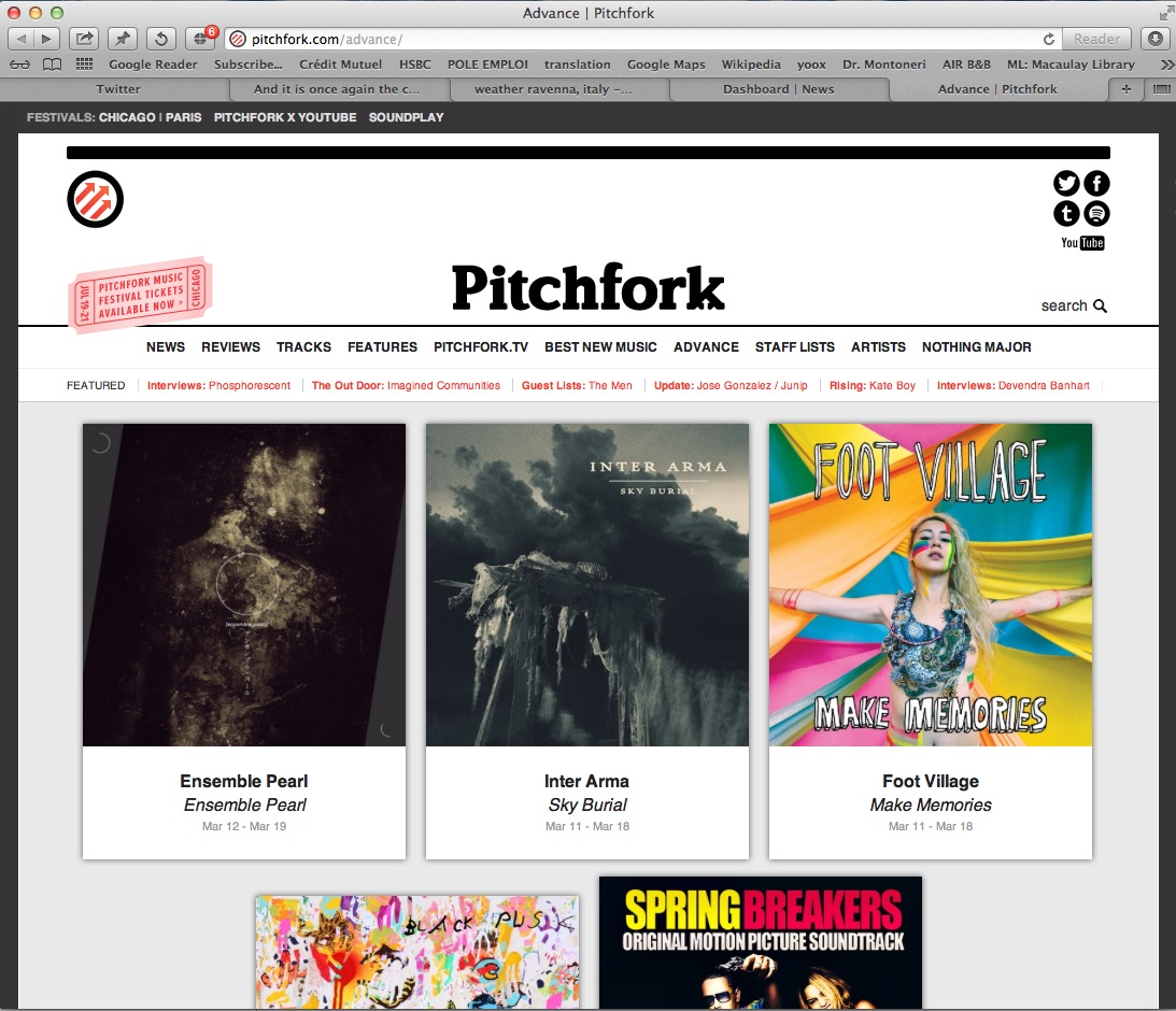ENSEMBLE PEARL PItchfork Advance streaming March 12-19