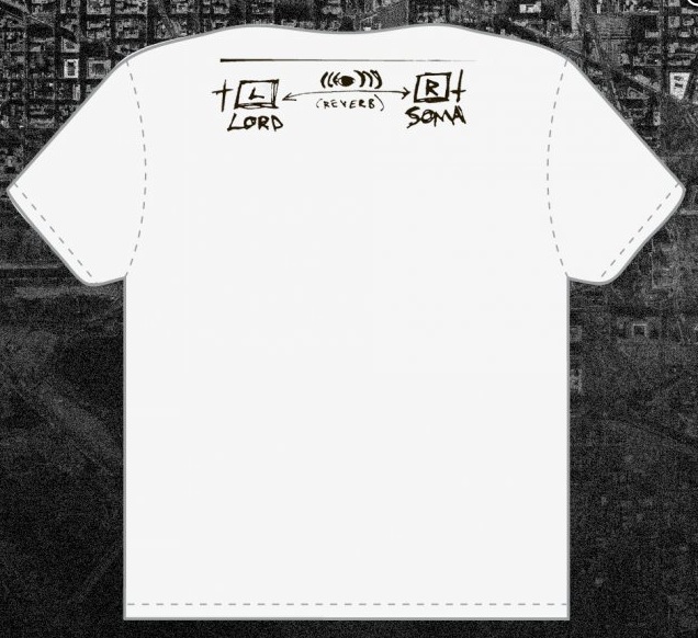 SUNN O))) February 2013 tour shirt remainders now on sale at DAYAFTERPRINTS