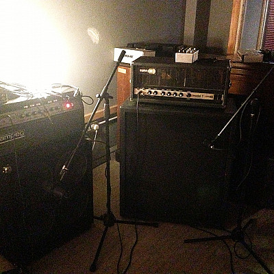 GRAVETEMPLE "Cosmic Urn" Orgone Studio London recording session shots