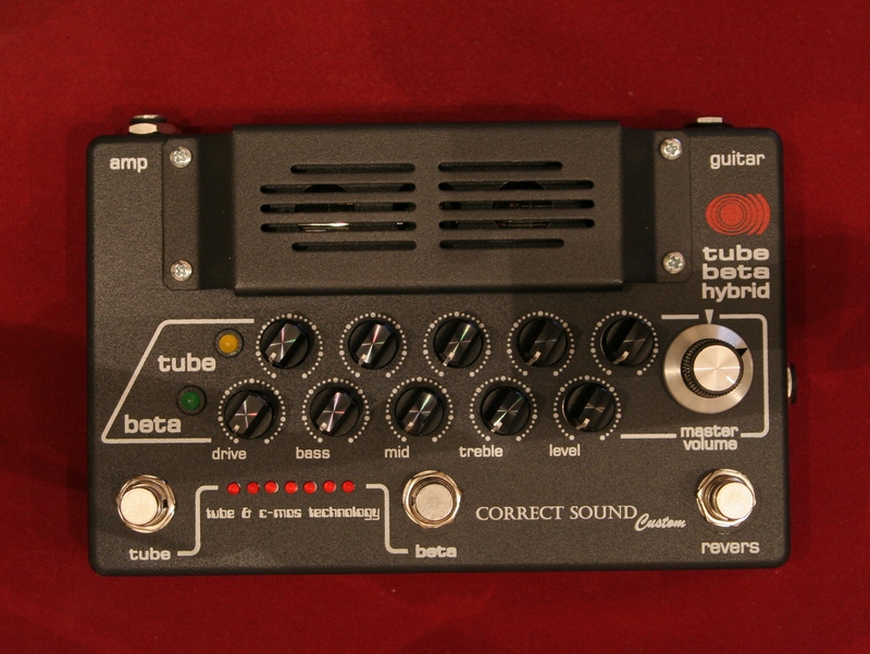 Correct Sound Tube Beta Hybrid custom guitar preamplifier unit