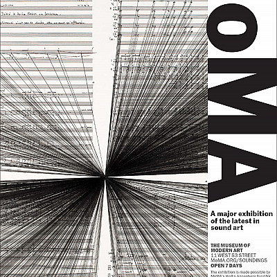 Soundings: A Contemporary Score exhibition @ MOMA, NYC, with Marco Fusinato artwork (and on the main poster!)