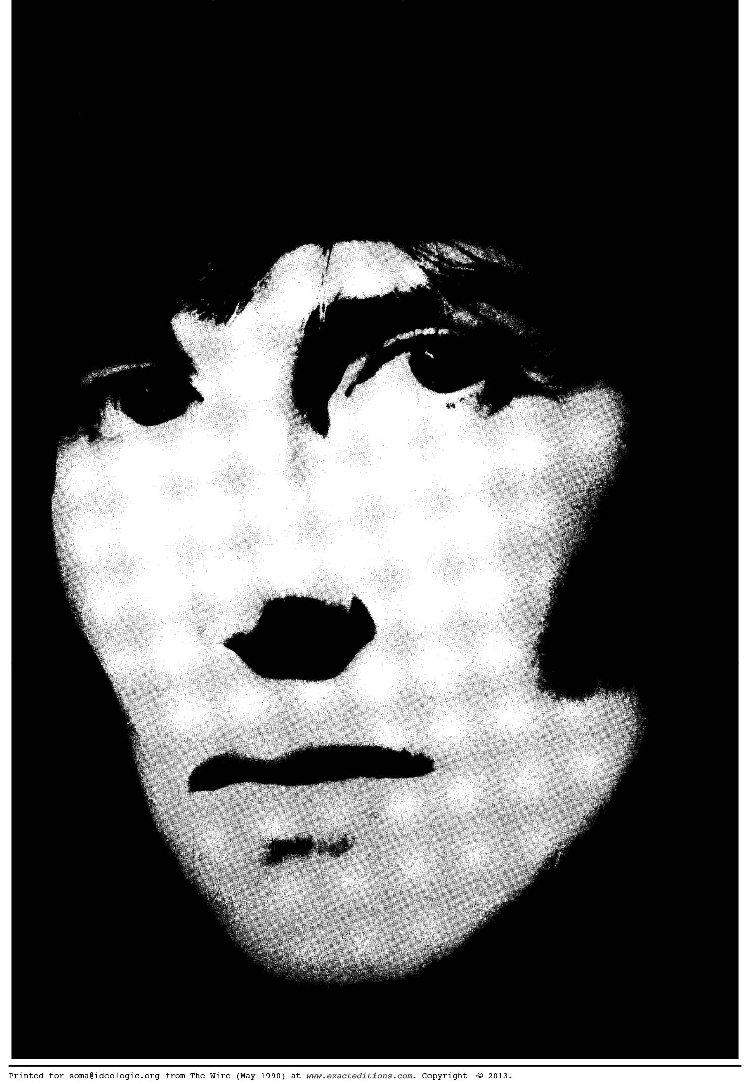 ANNETTE PEACOCK reading (interviews from 1983 & 1991 THE WIRE) PT III