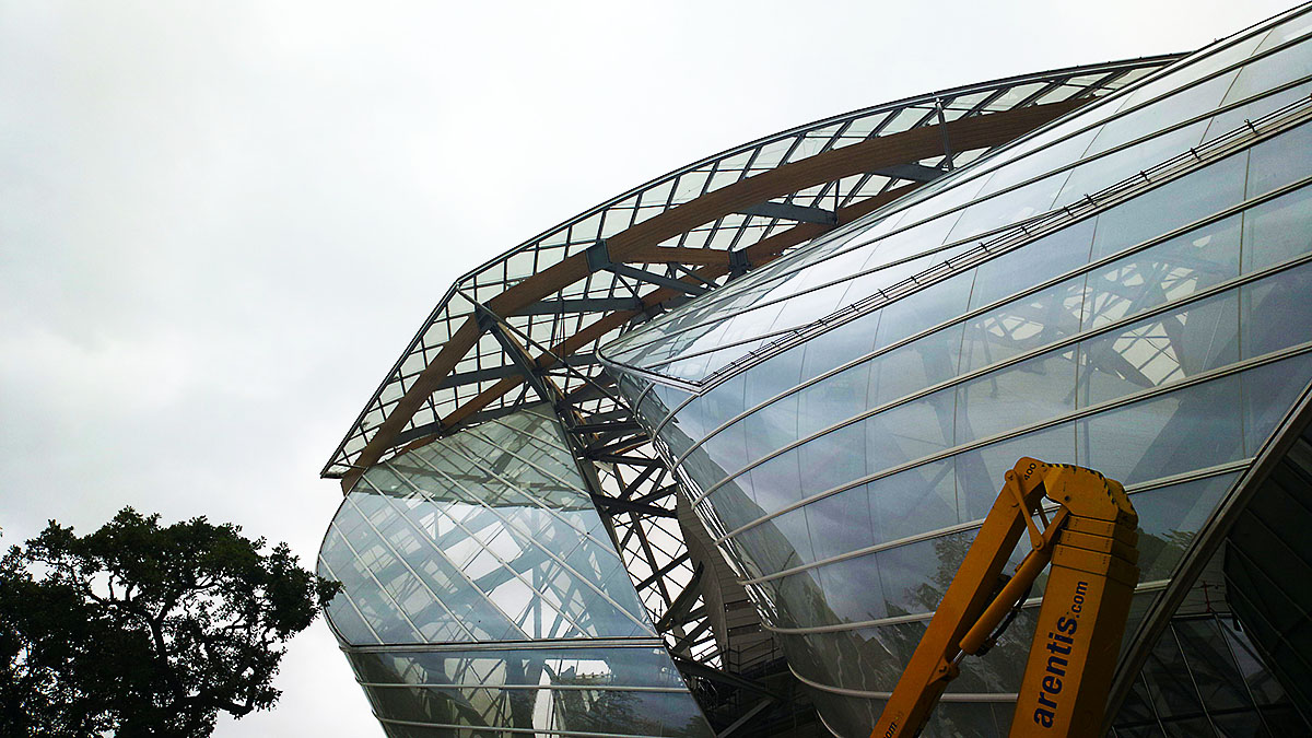 Visit to Frank Gehry Louis Vuitton Foundation for Creation Bois de Boulogne