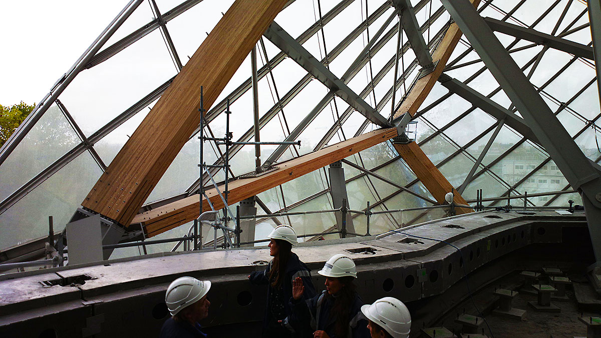 Visit to Frank Gehry Louis Vuitton Foundation for Creation Bois de Boulogne