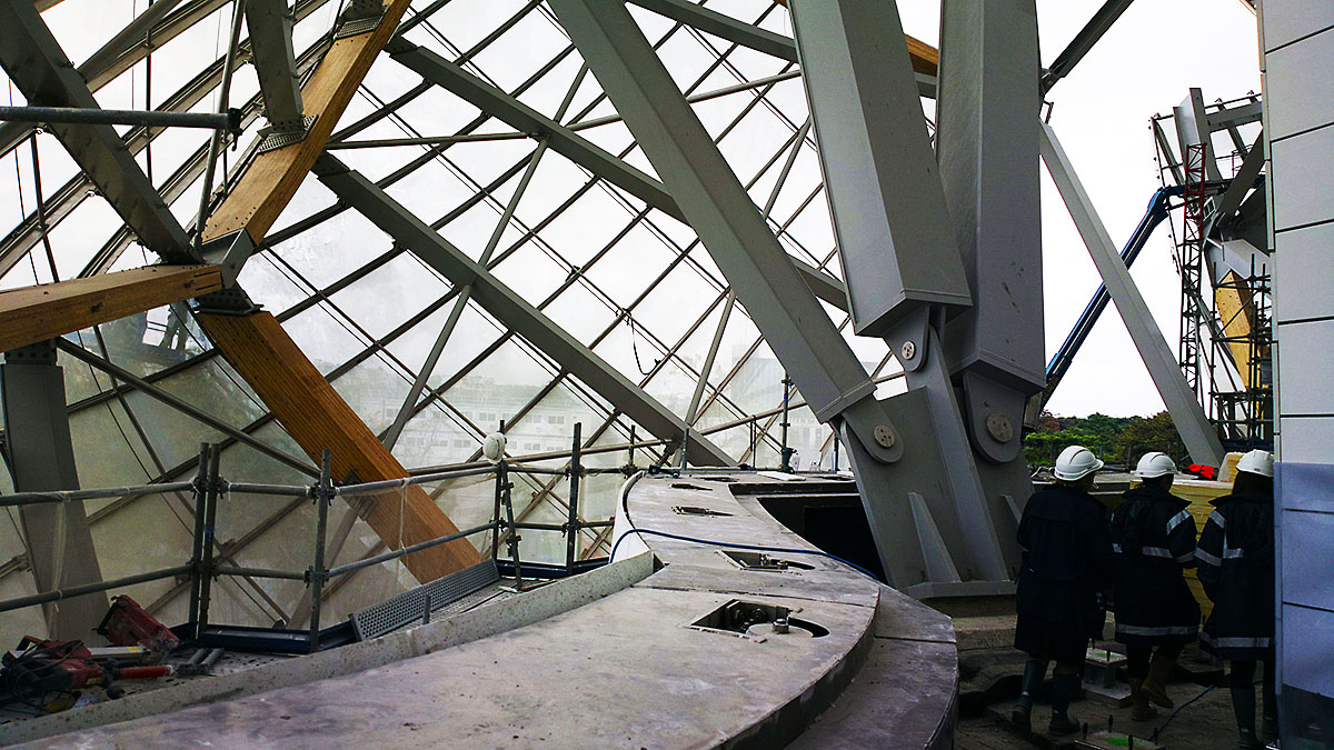 Visit to Frank Gehry Louis Vuitton Foundation for Creation Bois de Boulogne
