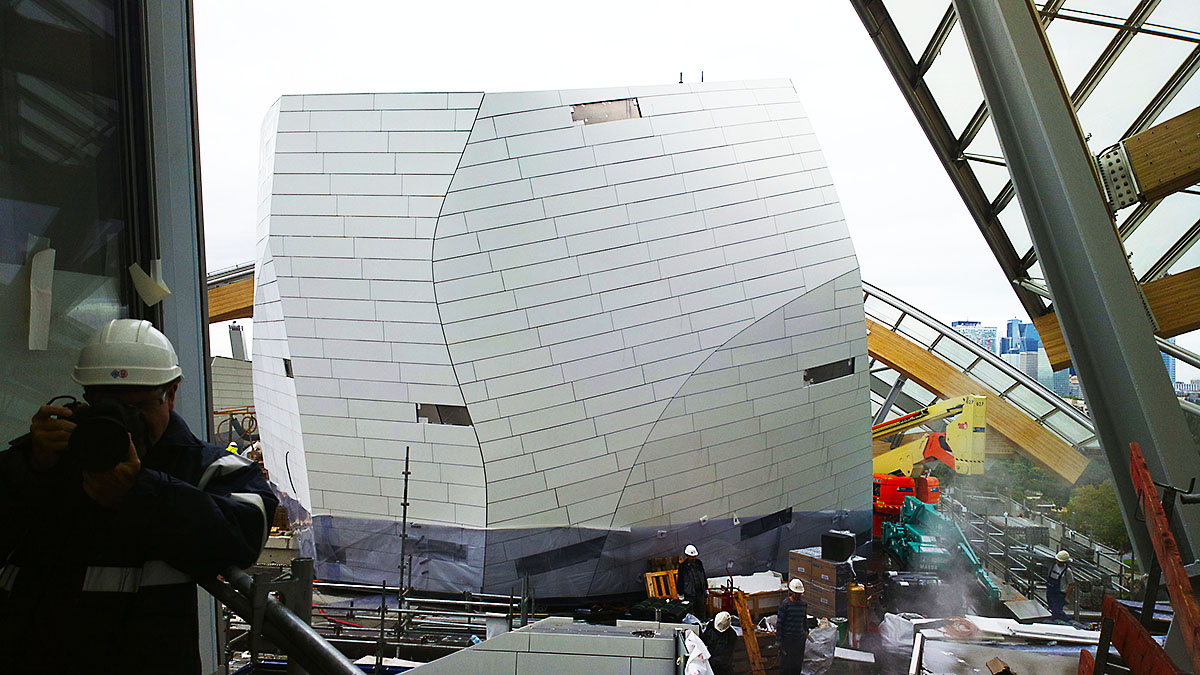 Visit to Frank Gehry Louis Vuitton Foundation for Creation Bois de Boulogne