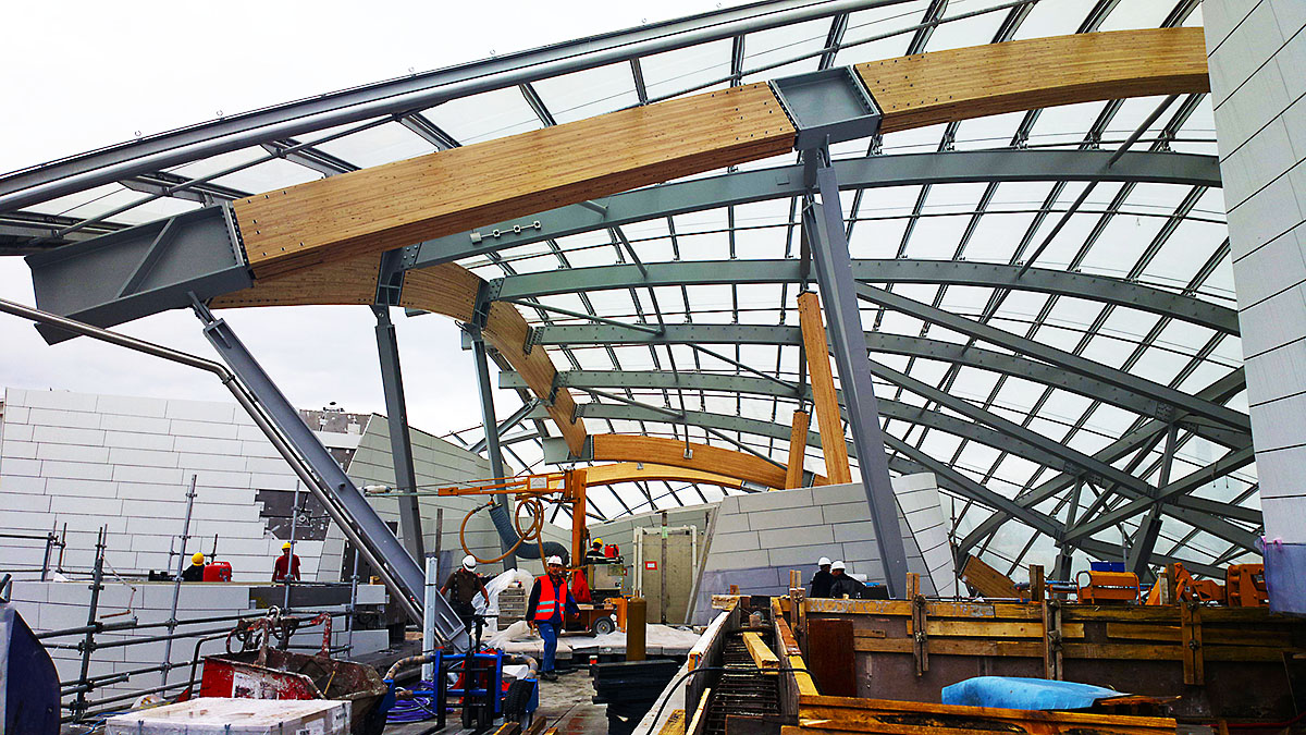 Visit to Frank Gehry Louis Vuitton Foundation for Creation Bois de Boulogne