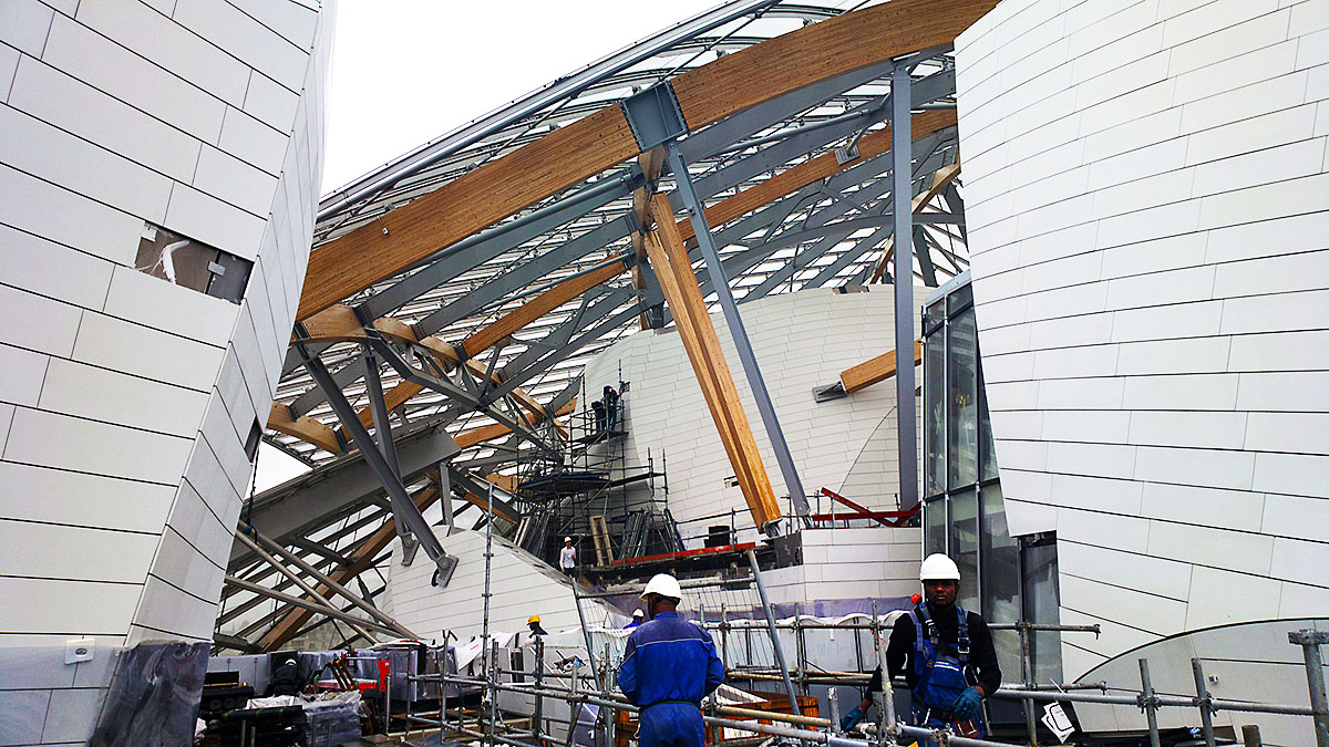Visit to Frank Gehry Louis Vuitton Foundation for Creation Bois de Boulogne