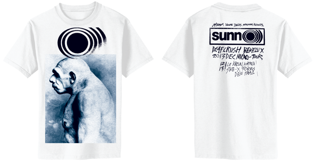 SUNN O))) "Caveman Deafcrush Benelux" tshirts for sale