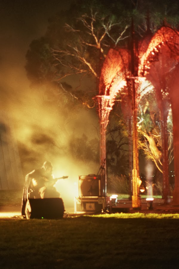 Striborg performs with string quartet at MONA FOMA January 2014