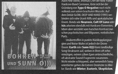 BOHREN UND DER CLUB OF GORE
