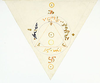 A triangular book about alchemy