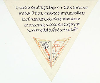 A triangular book about alchemy