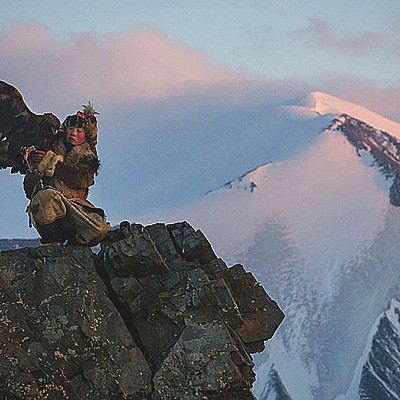 A 13-year-old eagle huntress in Mongolia