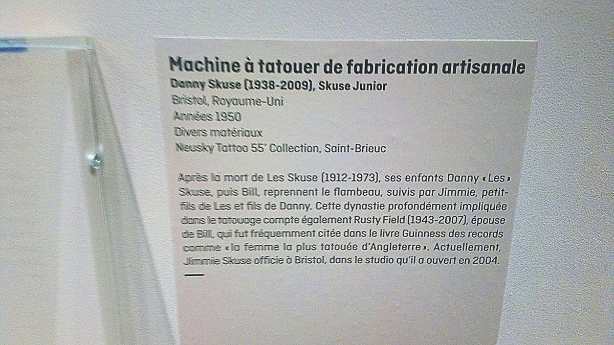 St Louis Church (Salpetriere hospital) Charcot / Quai Branly TATOUEURS, TATOUÉS exhibitions
