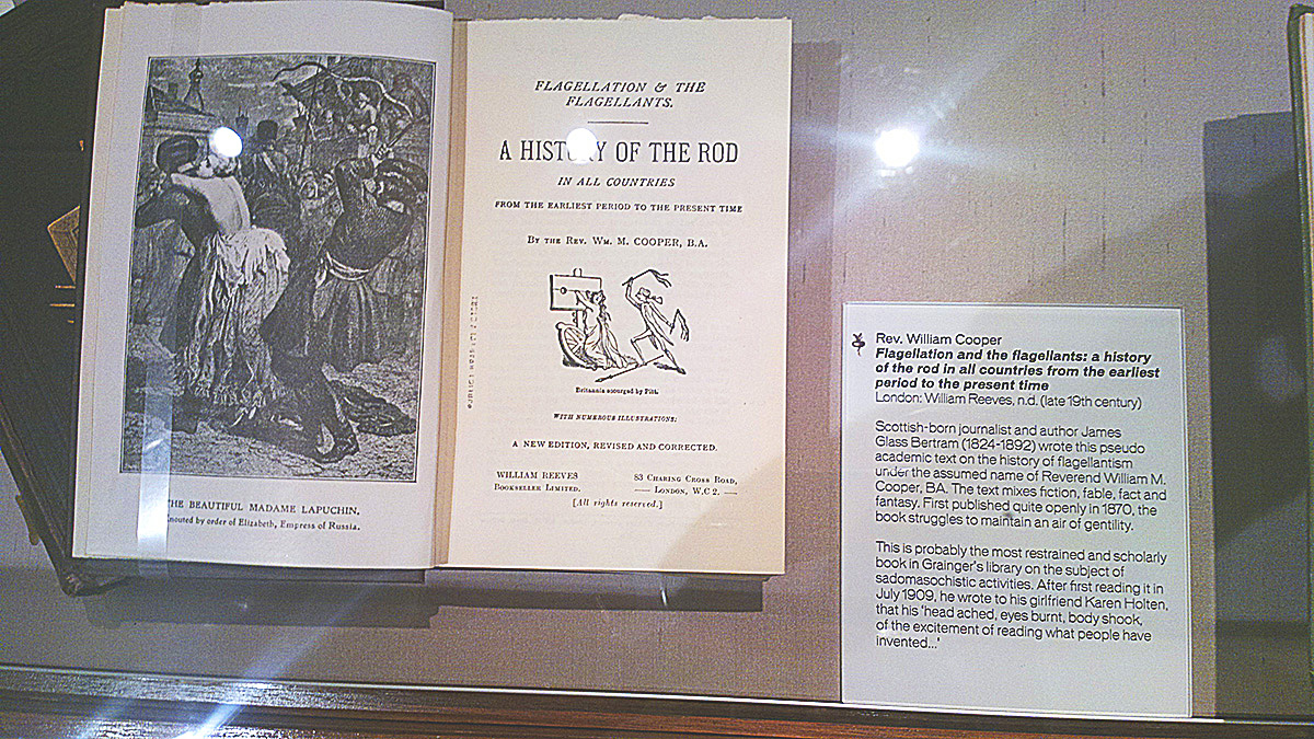 Grainger Museum, Melbourne flagellation section