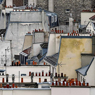 Abstract Parisian Rooftops Photographed by Michael Wolf