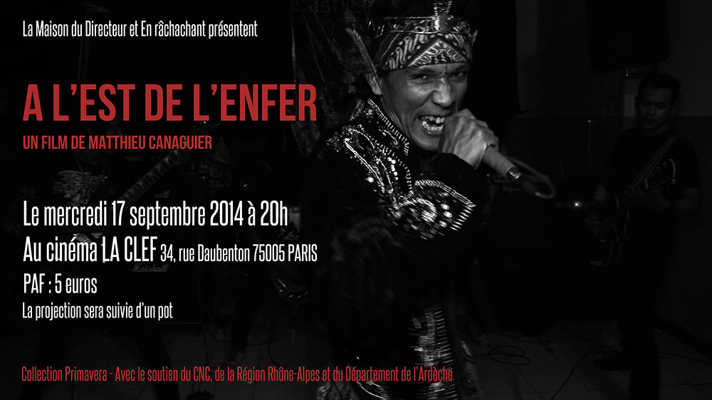 "À l'est de l'enfer" indonesian black metal documentary directed by Matthieu Canaguier ALUK TODOLO)