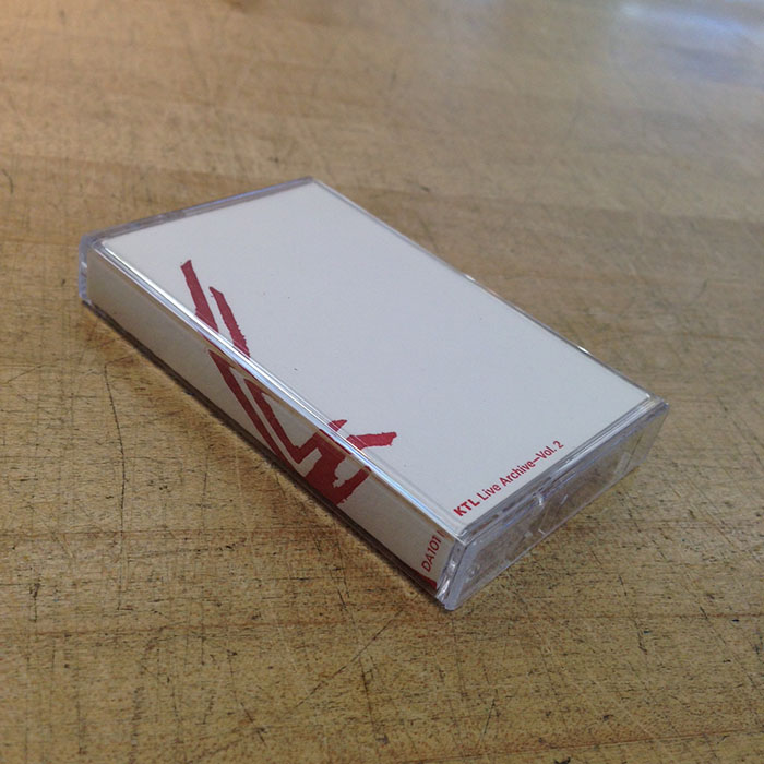 KTL—Live Archive—Vol. 2 ltd cassette now available from Dead Accents