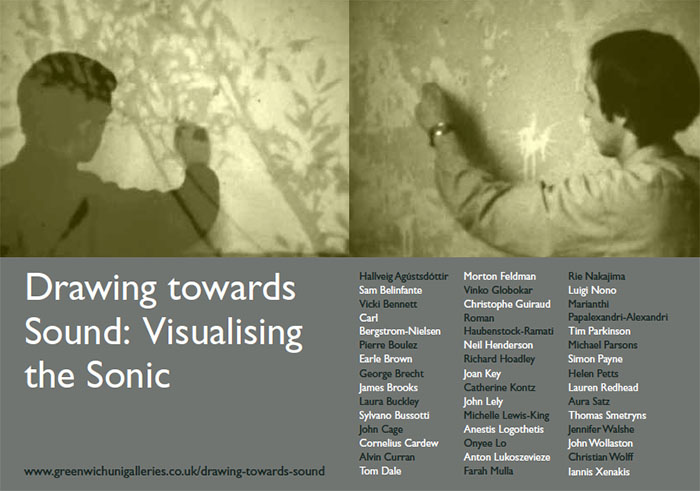 DRAWING TOWARDS SOUND: VISUALISING THE SONIC @ University Greenwich Galleries