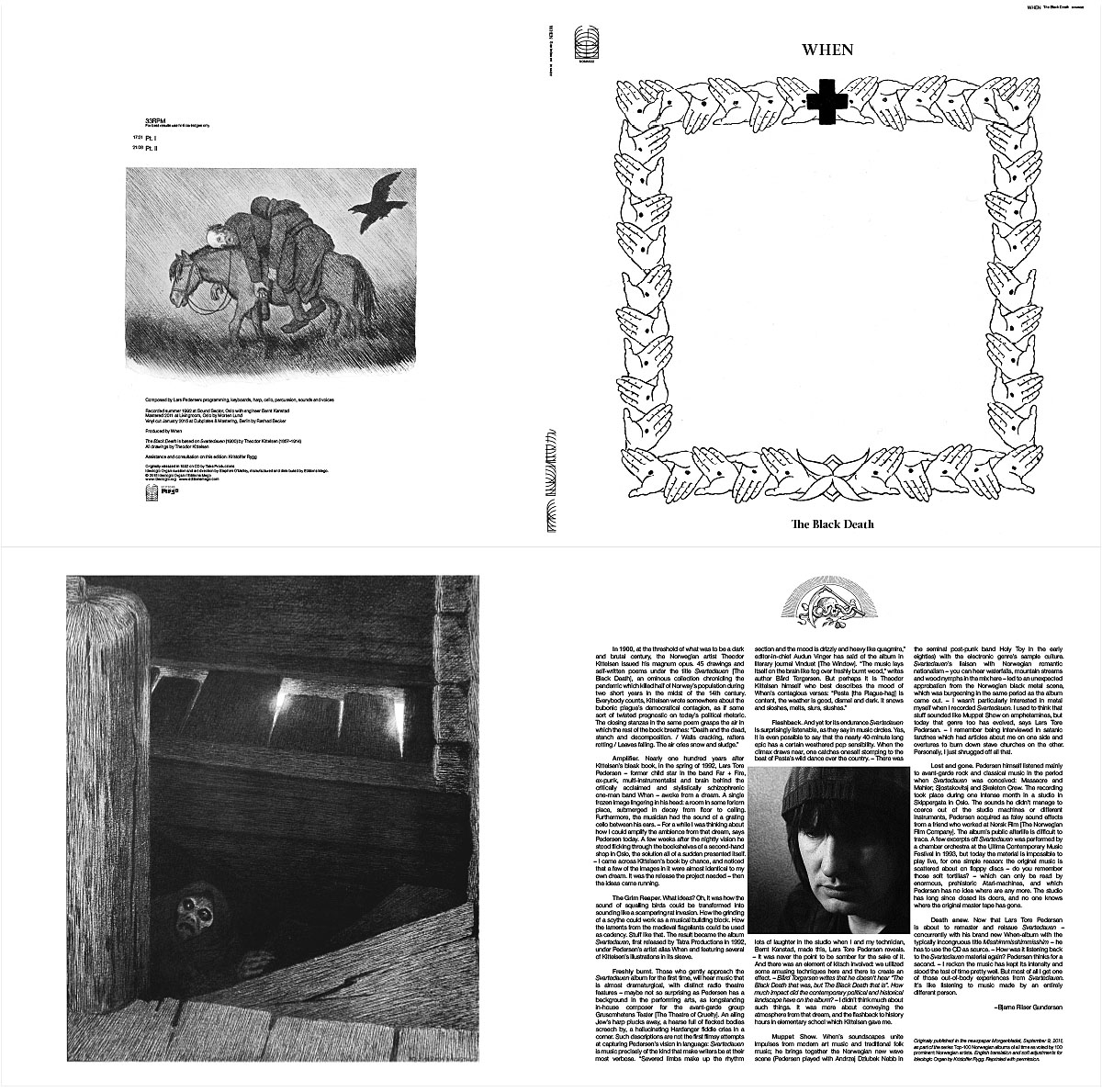 SOMA022 When "The Black Death" gatefold LP now available for preorder