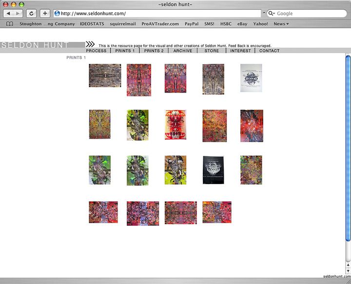 SELDON HUNT ONLINE!