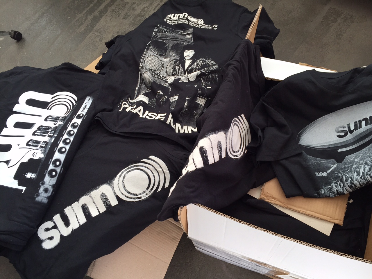 SUNN O))) shirts for Primavera + Temples next week