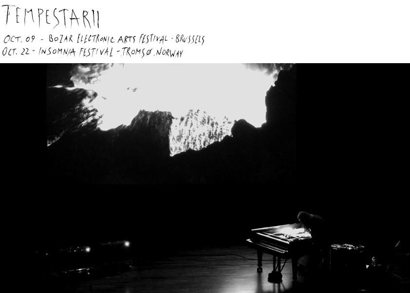 Gast Bouschet & Nadine Hilbert "Tempestarii" (live music SOMA) in October