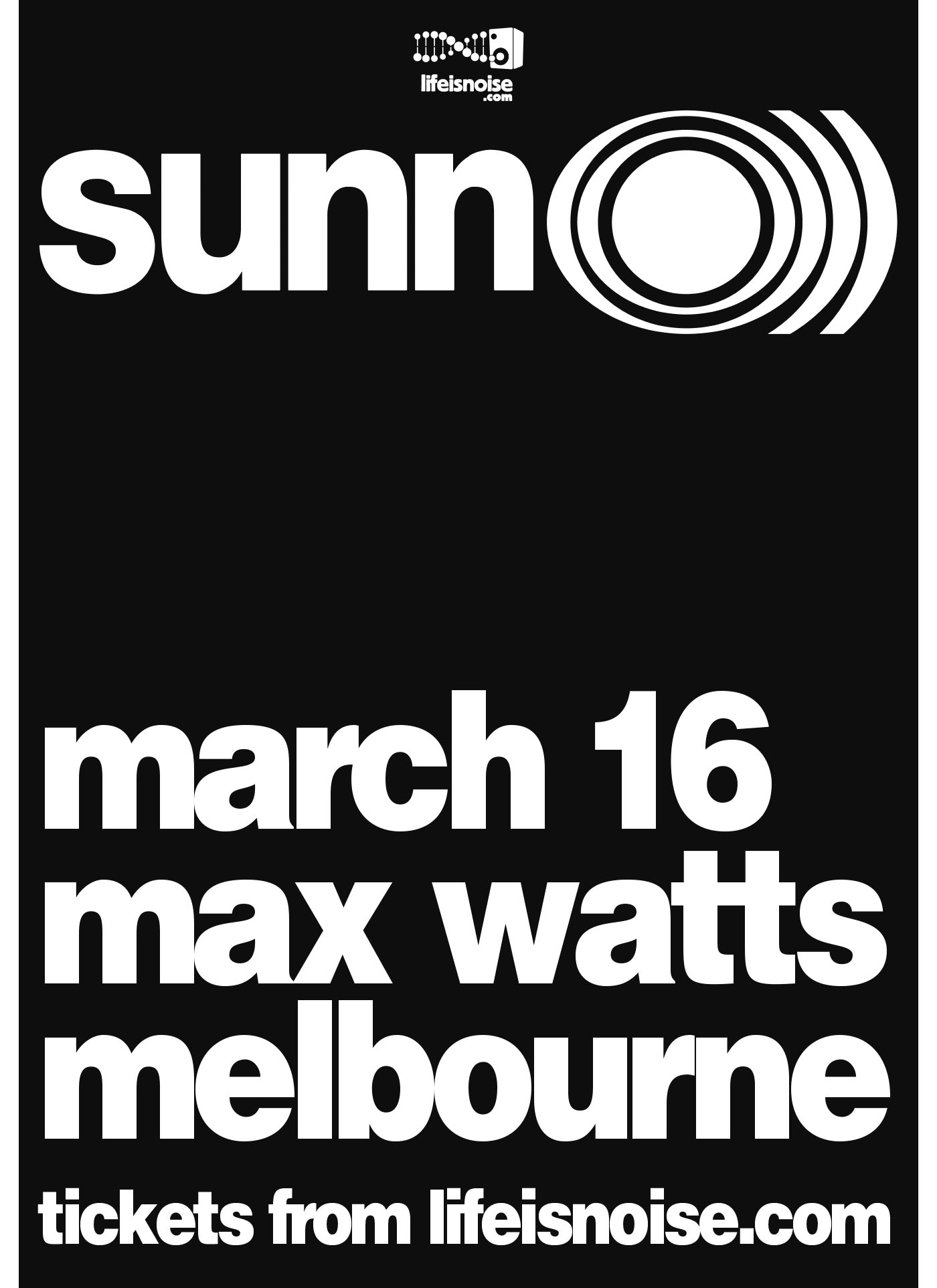 SUNN O))) Australia tour 2016