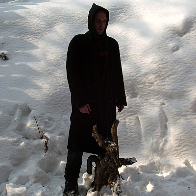 Attila Csihar original photo shoot for SUNN O))) "White2" album, 2003