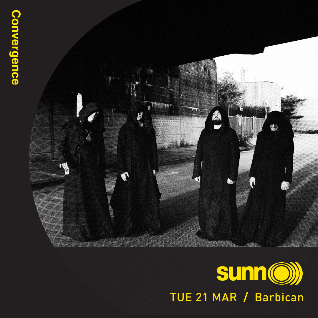 SUNN O))) to perform at The Barbican, London @ Convergence Festival 21 March 2017