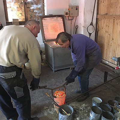 O))) belt buckle production, Czech February 2019